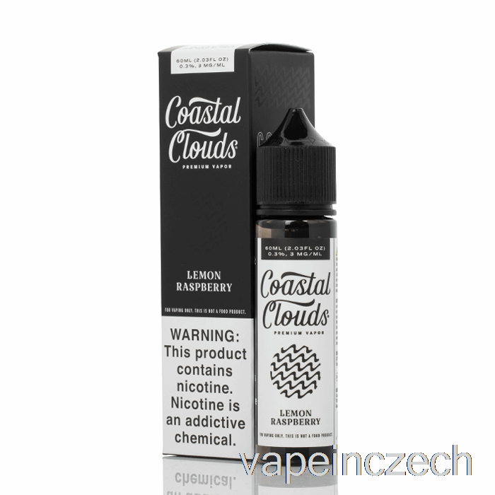 Citron Malina - Pobřežní Mraky Co. - 60 Ml 3mg Vape Bez Nikotinu